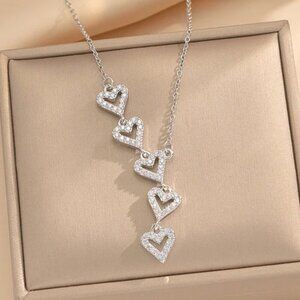 Stainless steel Love necklace